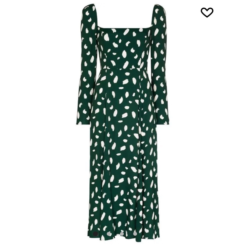 Reformation Sigmund Dress splatter 💚 - Picture 3 of 6